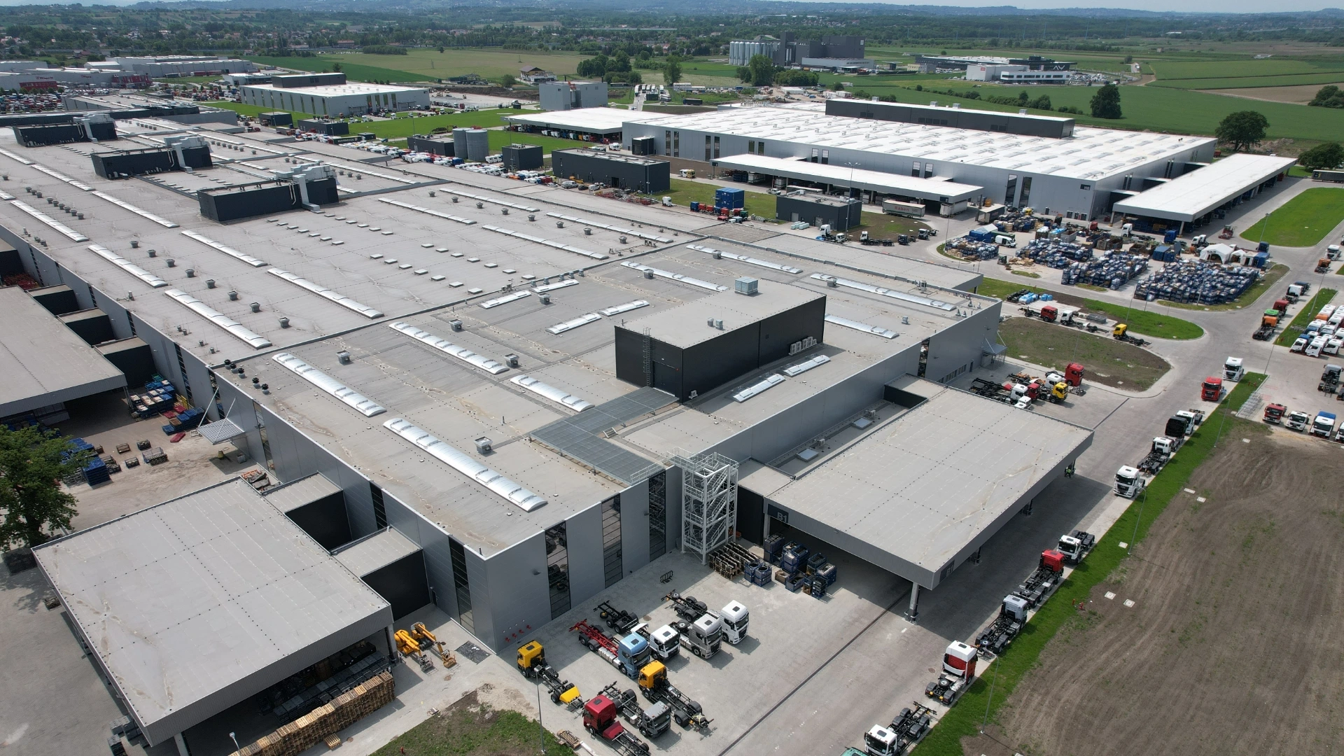 MAN Truck & Bus — widok zakładu z lotu ptaka