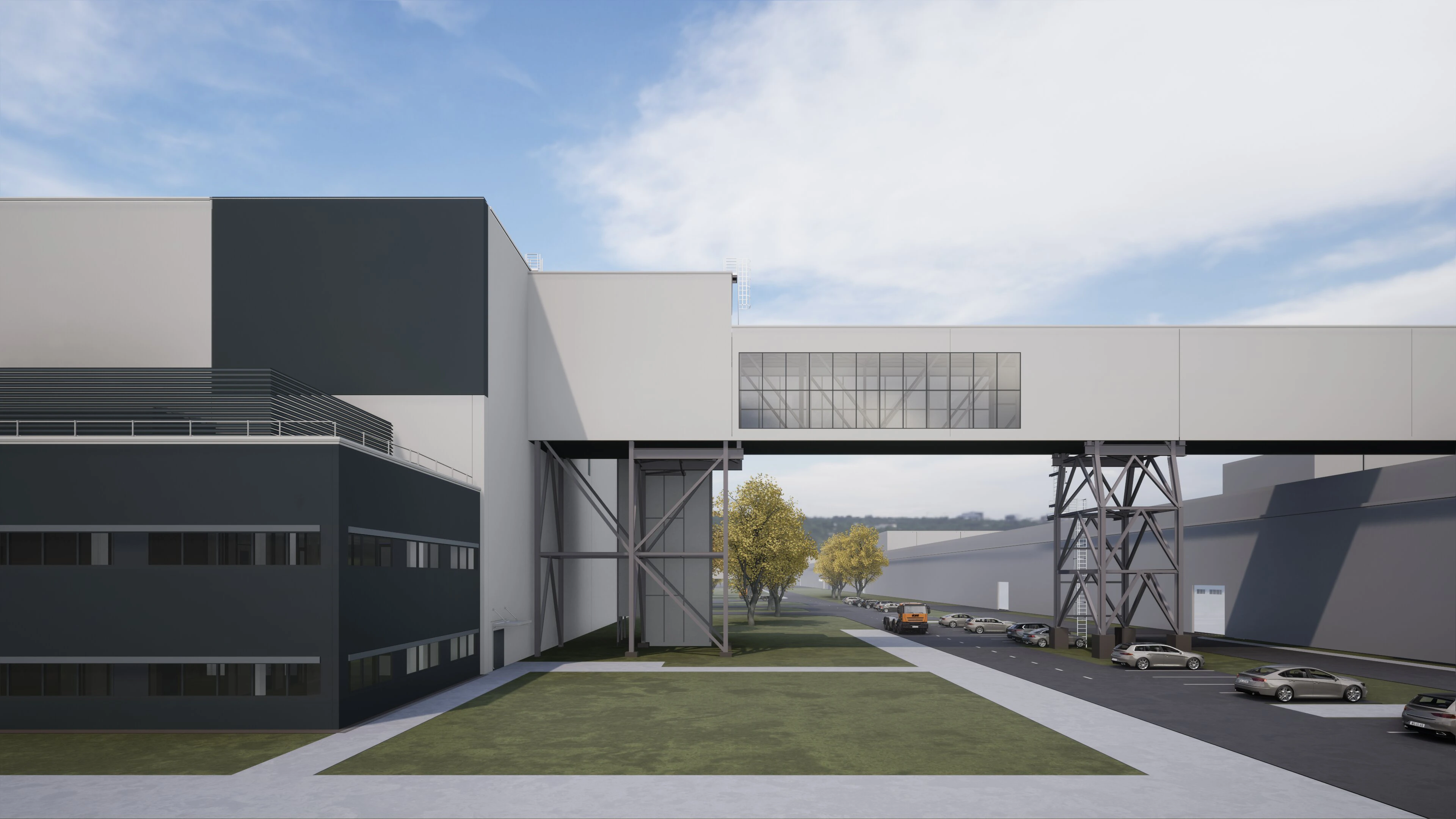 Mercedes-Benz Vans Factory — wizualizacja / dodatkowe ujęcie