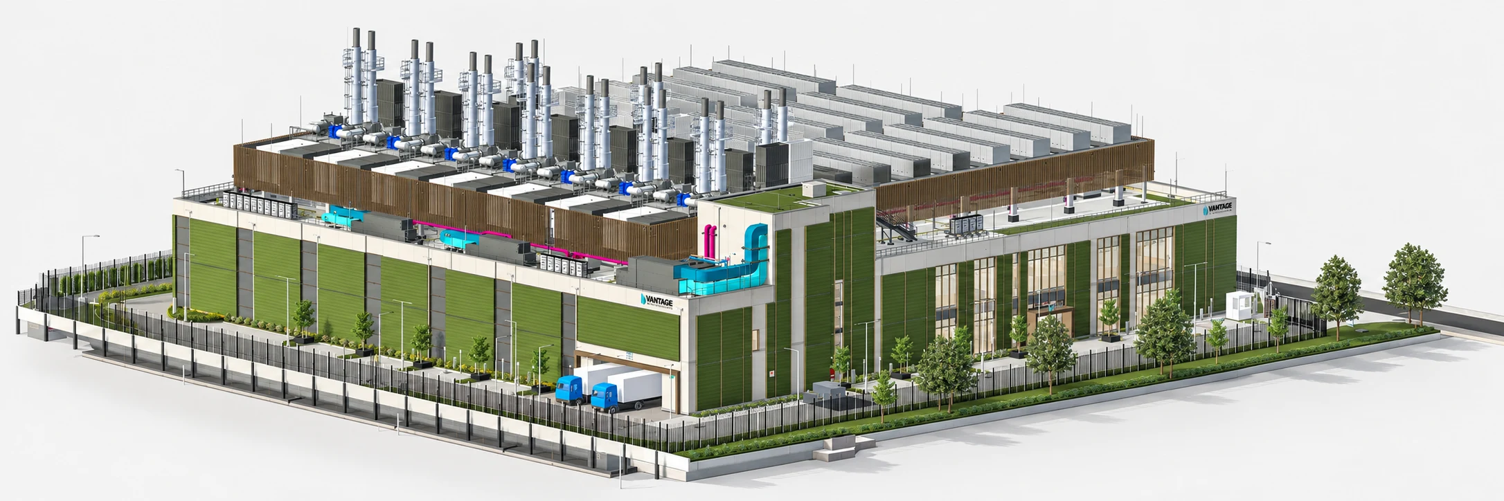 FRA32 Data Center — model obiektu