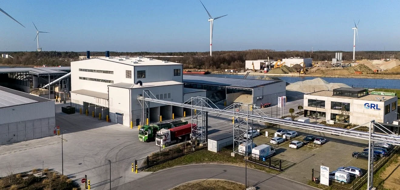 REMONDIS Glasrecycling Beringen — widok zakładu