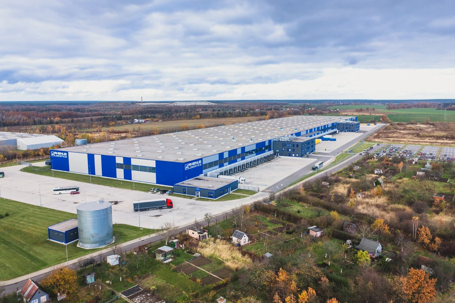 Centrum Logistyczne Rhenus Logistics — widok z lotu ptaka